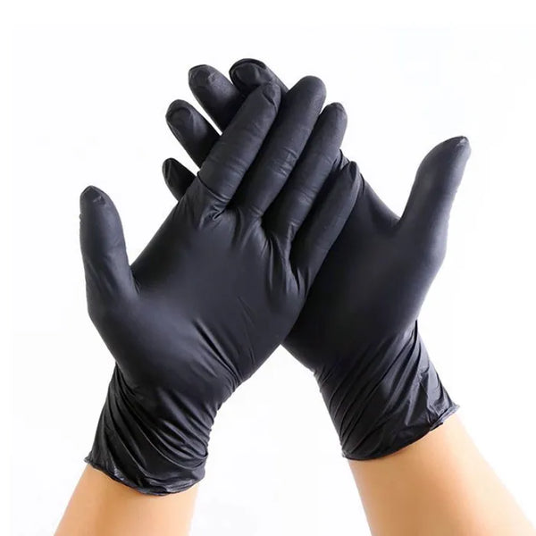 Luvas de Nitrilio sem pó - Preto